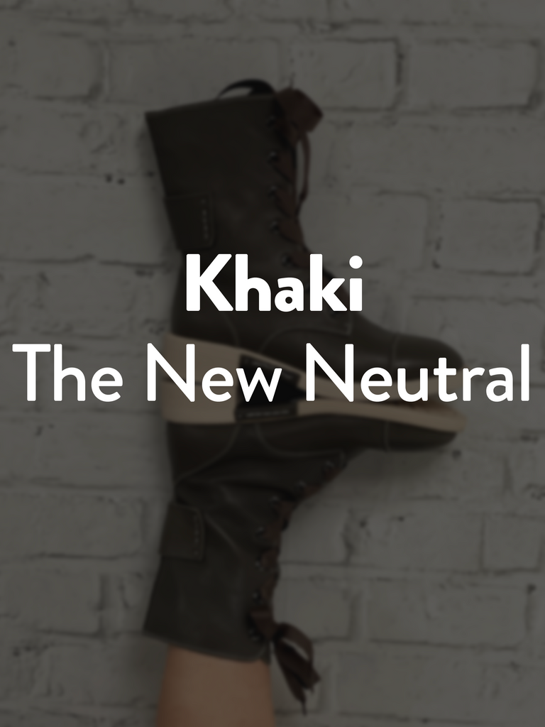 Khaki - The New Neutral