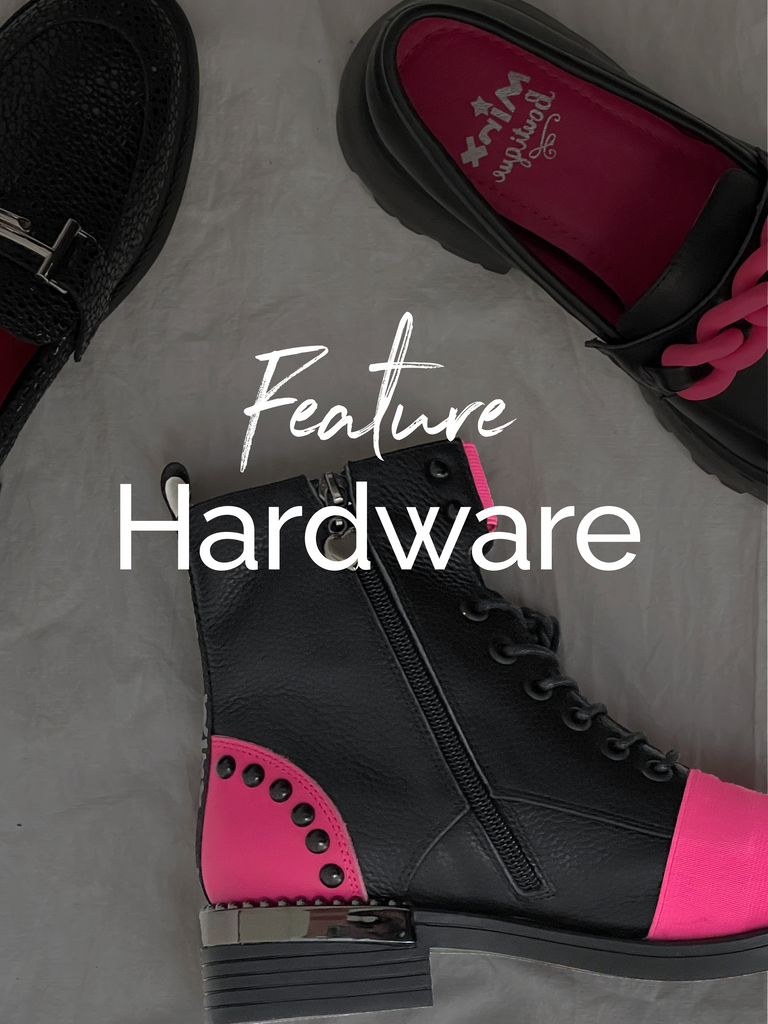 What's your shoe hardware style? 💗🥰🥾