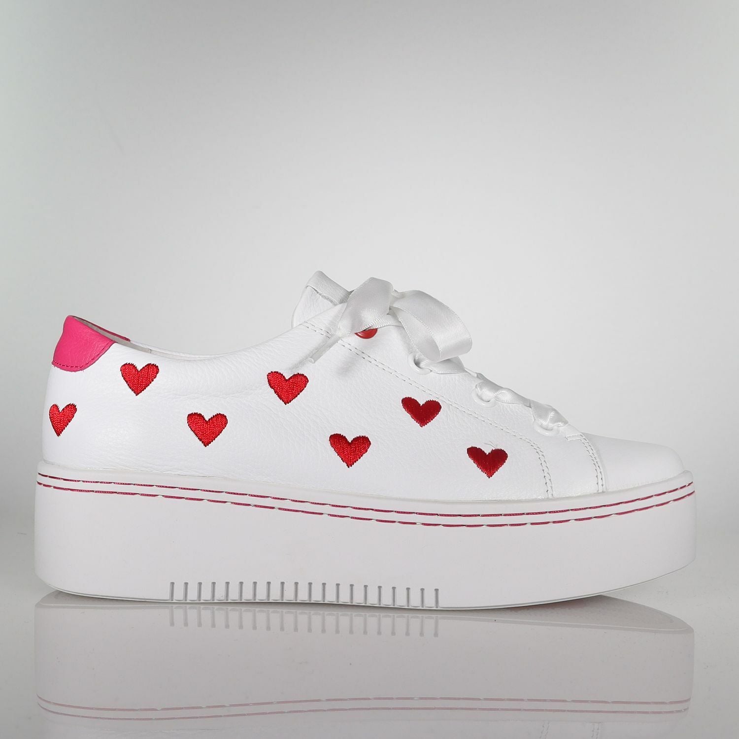 Sneakers with hearts on them on sale