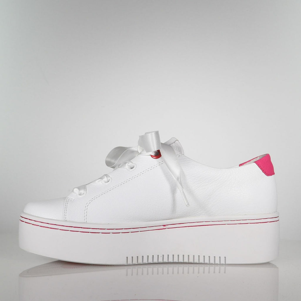Ace of Hearts White Red Pink / 36 Footwear Minx