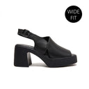 Arden - Wide fit leather heel