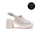 Arden - Wide fit leather heel