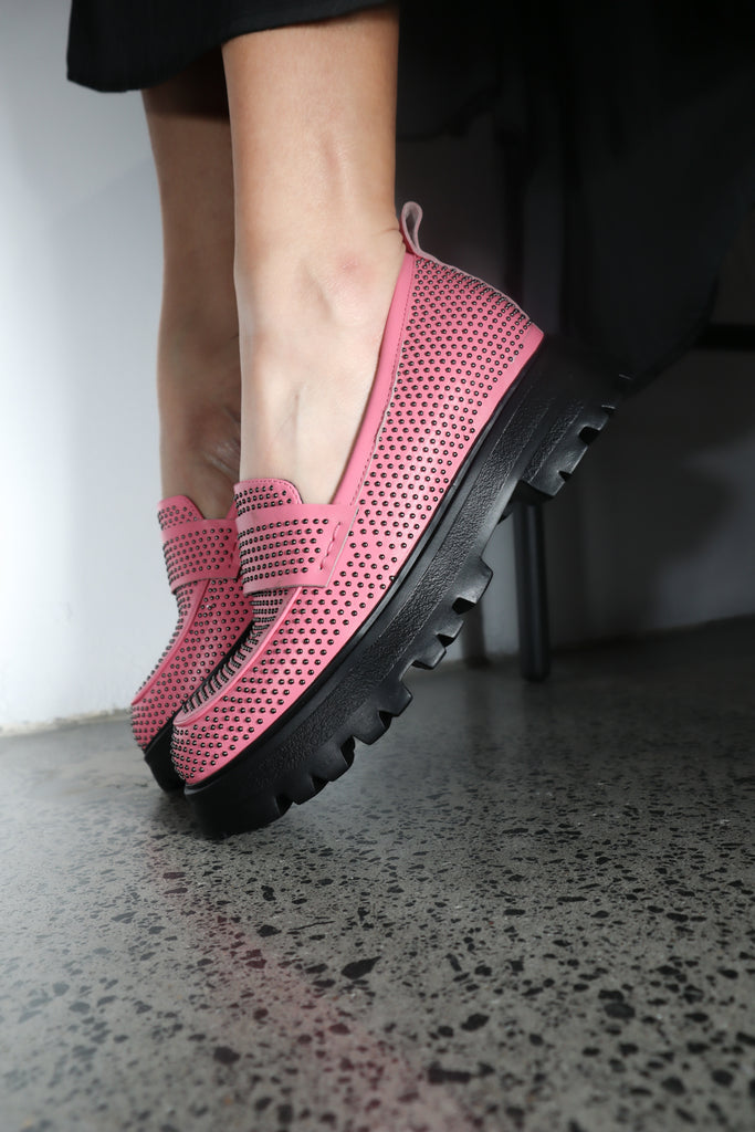 Chief Candy Pink Stud Shoe Footwear Minx