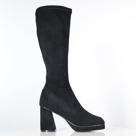Christina Black Micro Stretch Suede / 36 Footwear Minx