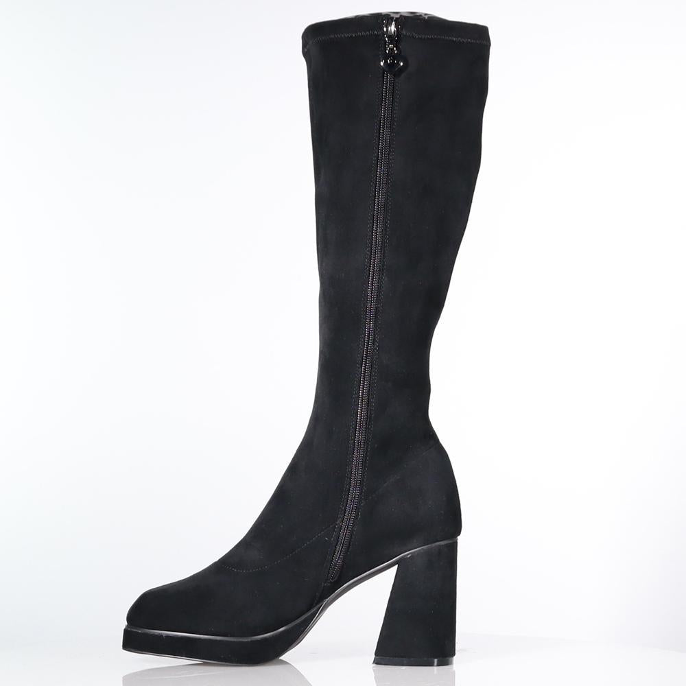 Christina Black Micro Stretch Suede / 36 Footwear Minx