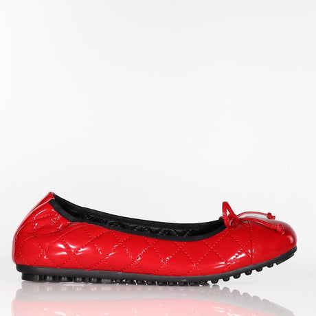 Claire Red Patent, Red Quilted / 36 Footwear Minx