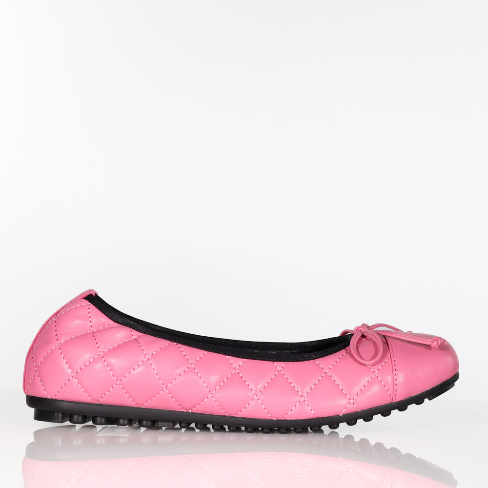 37 SAMPLE CLAIRE/BALLET PINK QUILTED – Minx Footwear