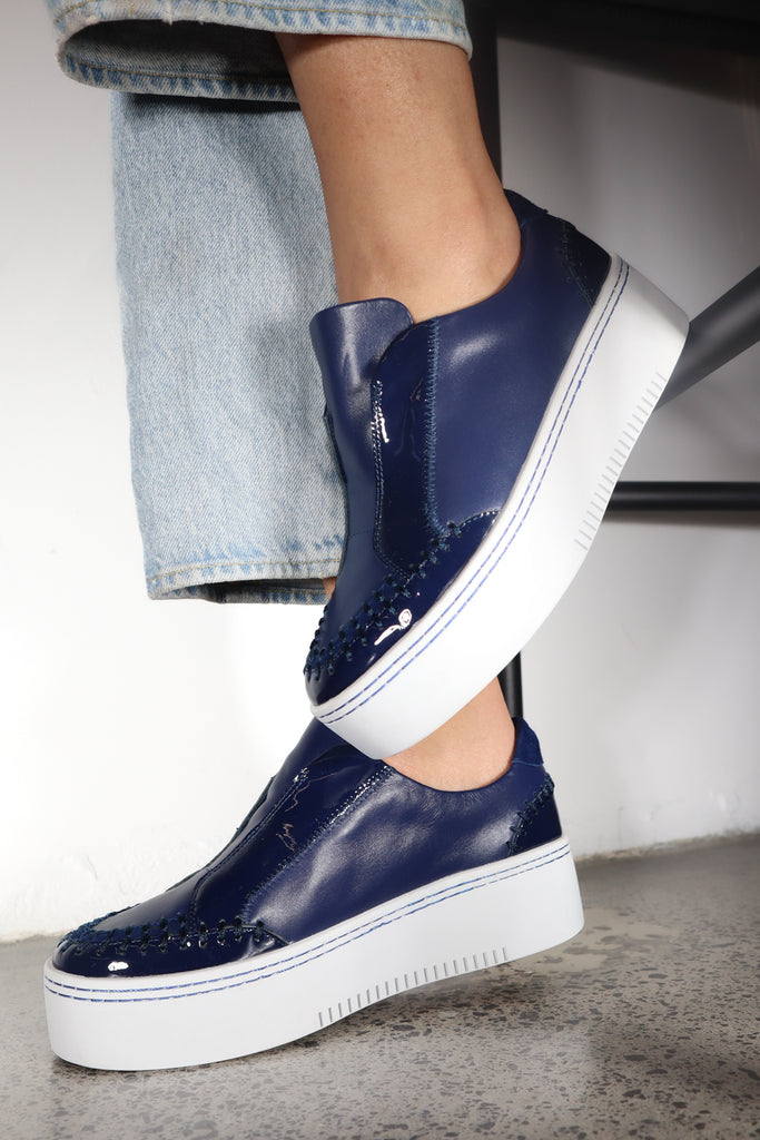 Cosmic Navy Sneaker Footwear Minx