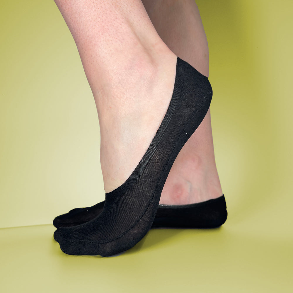 Cotton Sockette 3 Pack 1x Grey, 1x Black, 1x White Sockette Minx