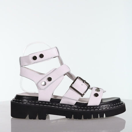 Cove White/ Silver Hardware / 36 Footwear Minx