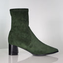 Crest Forest Green Suede Boot Footwear Minx