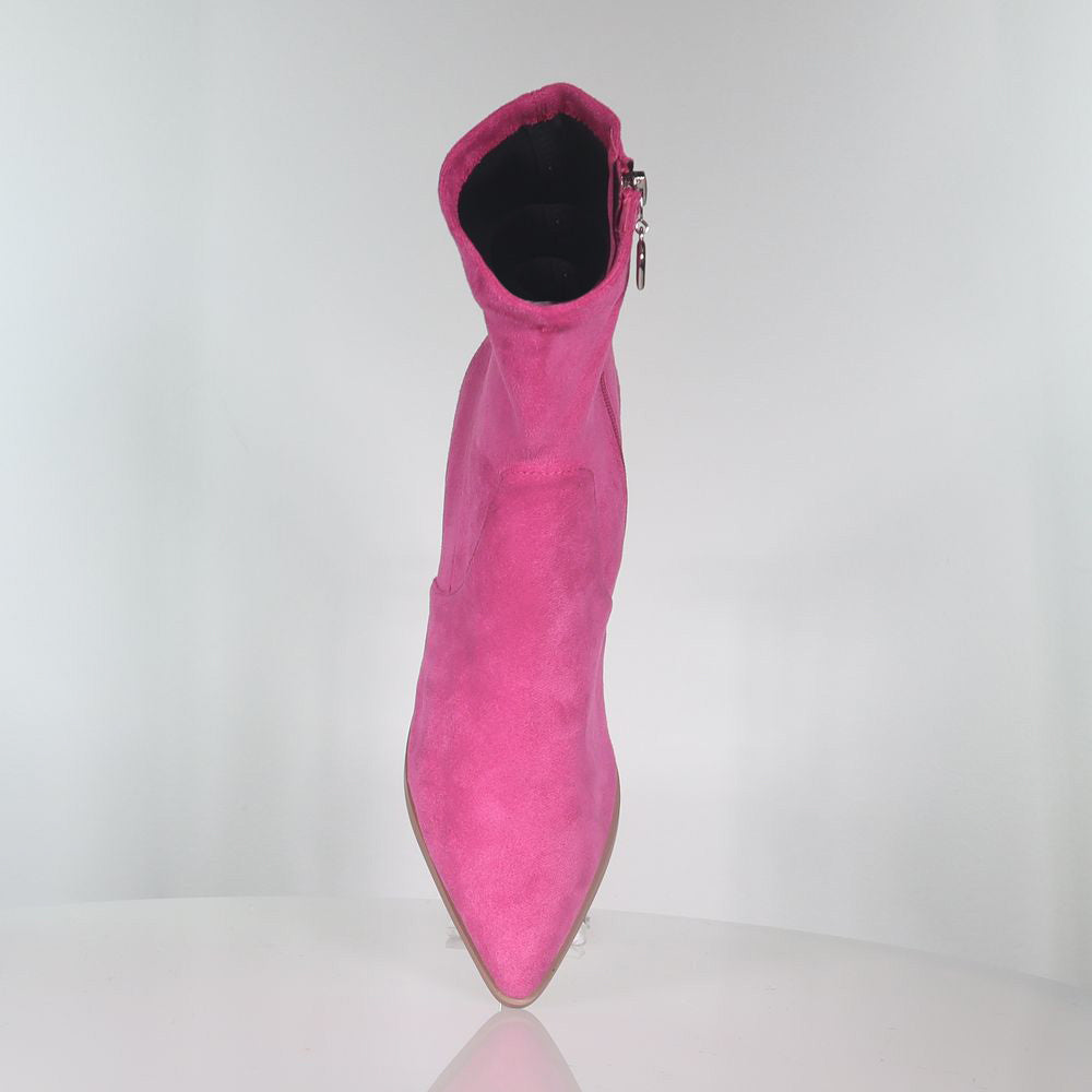 Crest Pink Suede Boot Footwear Minx
