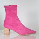 Crest Pink Suede Boot Footwear Minx