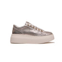 Crystix - Leather perforated sneaker