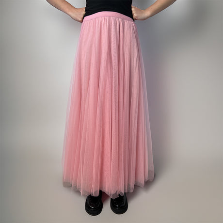 Swan Lake Tulle Skirt - Long Dior Pink Skirts Minx