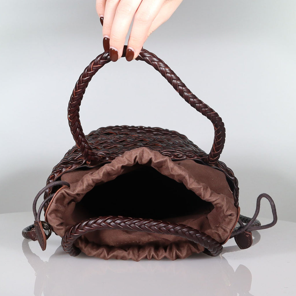 Emily In Paris Bucket Bag Ivory Weave Bags Minx