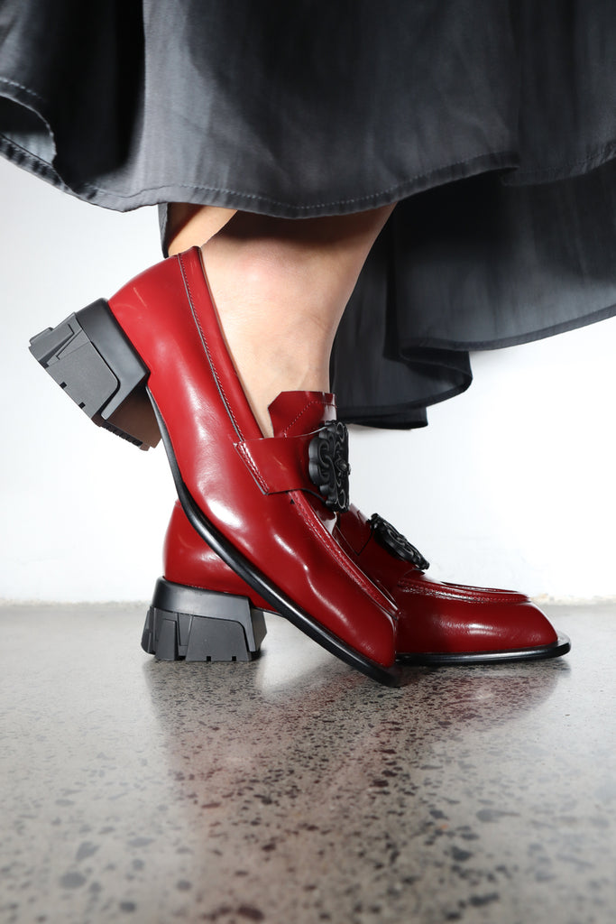 Empire Dark Cherry Oil Shoe Footwear Minx