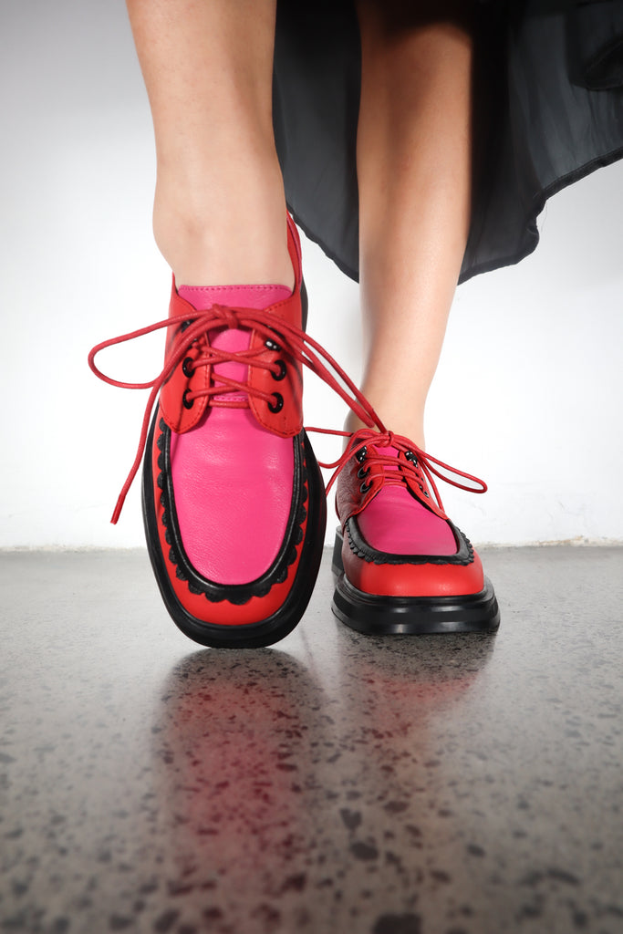 Encore Red Hot Pink Shoe Footwear Minx