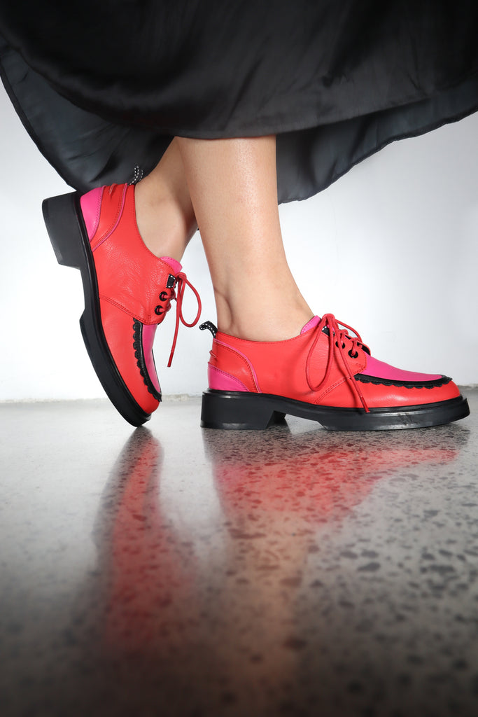 Encore Red Hot Pink Shoe Footwear Minx