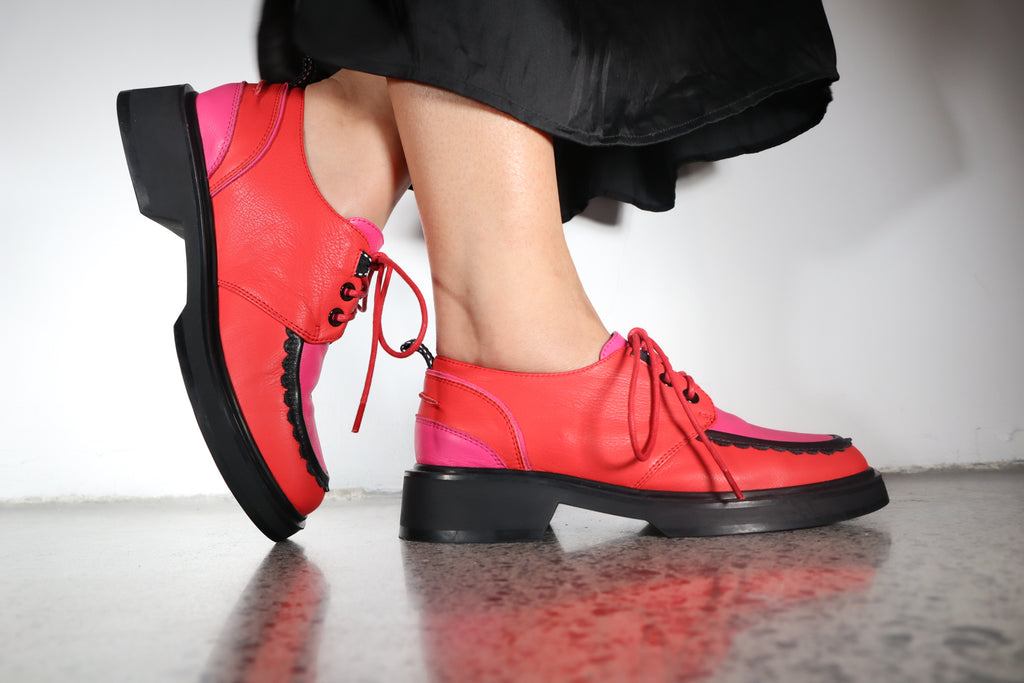 Encore Red Hot Pink Shoe Footwear Minx