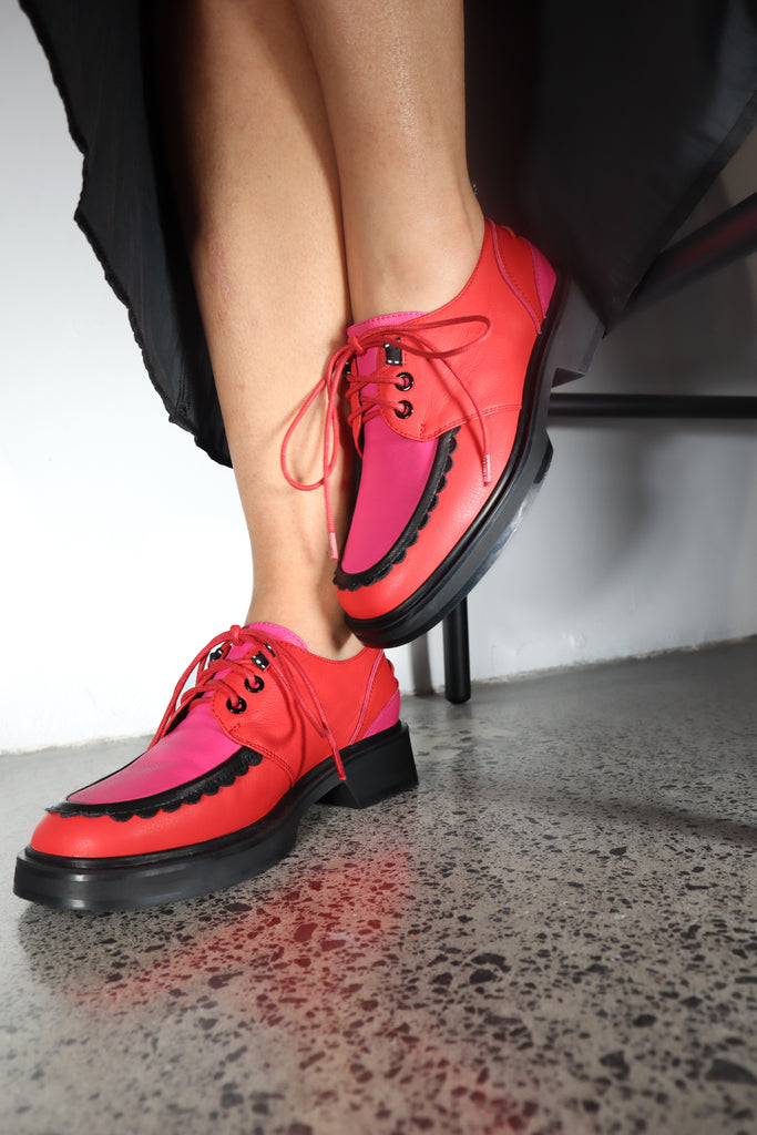 Encore Red Hot Pink Shoe Footwear Minx