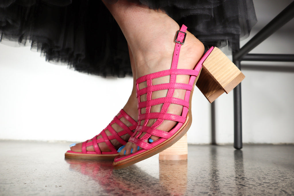 Flock Silver Lizard Emboss / 36 Footwear Minx