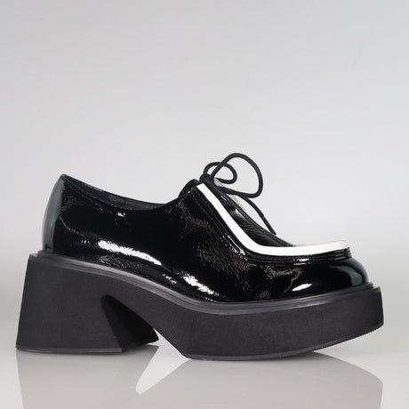 Georgie Black/ White Shoe Footwear Minx