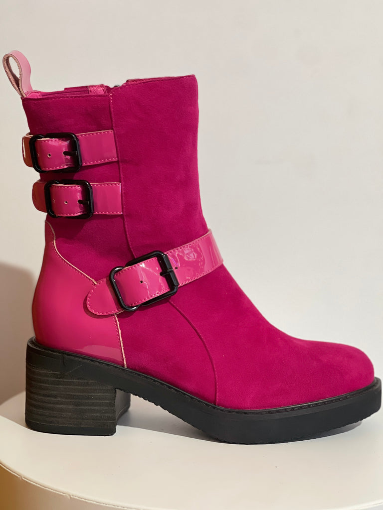 37 SAMPLE - CONFESSOR/PINK SUEDE PATENT* Default Title MINX Footwear | C.REED Clothing
