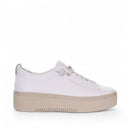 Kerri -  Leather platform slip on sneaker