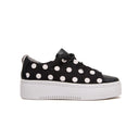 Kerri - Leather and Fabric Platform Sneaker