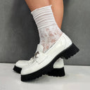 The Loafer Sock White Sockette Minx
