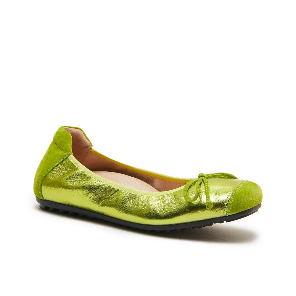 Lyric Chartreuse Suede Metallic Combo / 36 Footwear Minx