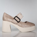 Minnie - Leather Mary Jane Platform Heel