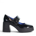 Minnie - Leather Mary Jane Platform Heel