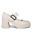 Minnie - Leather Mary Jane Platform Heel