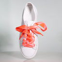 Satin Laces (Singles) Hi Viz Orange Shoe Laces Minx