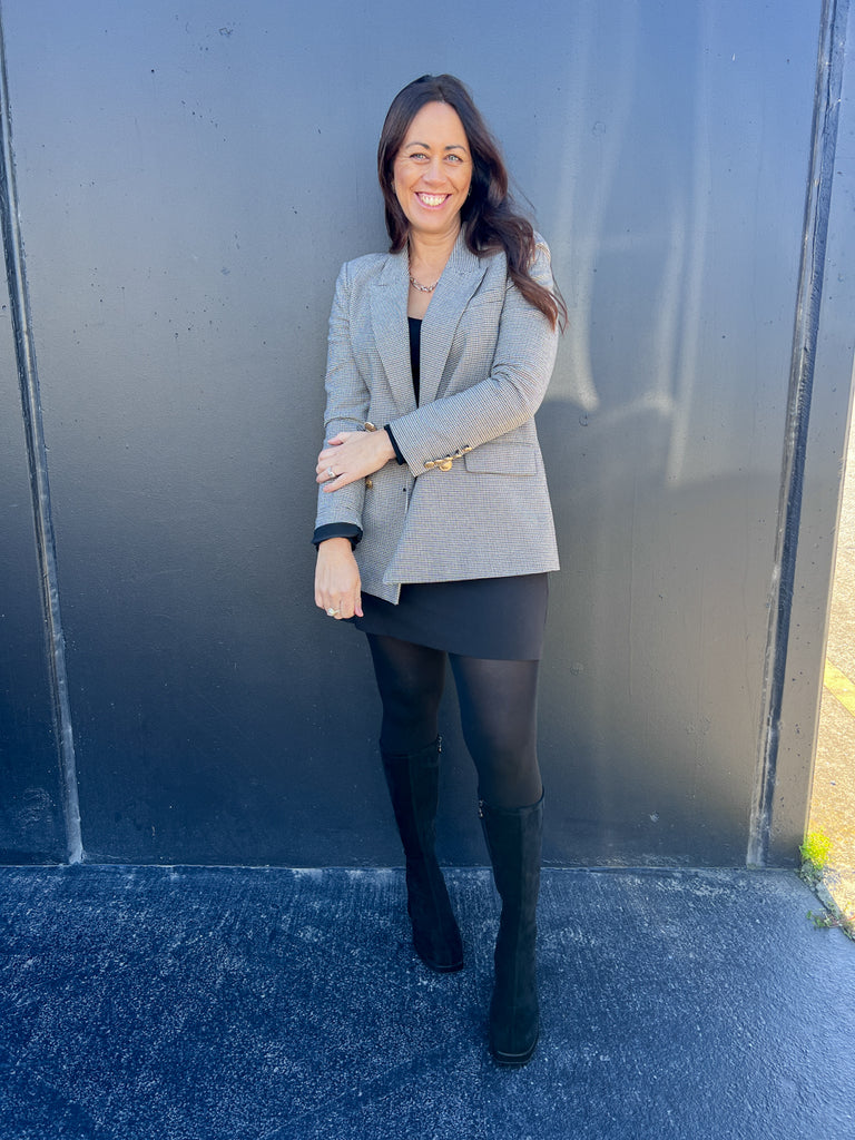 Christina Black Micro Stretch Suede / 36 Footwear Minx