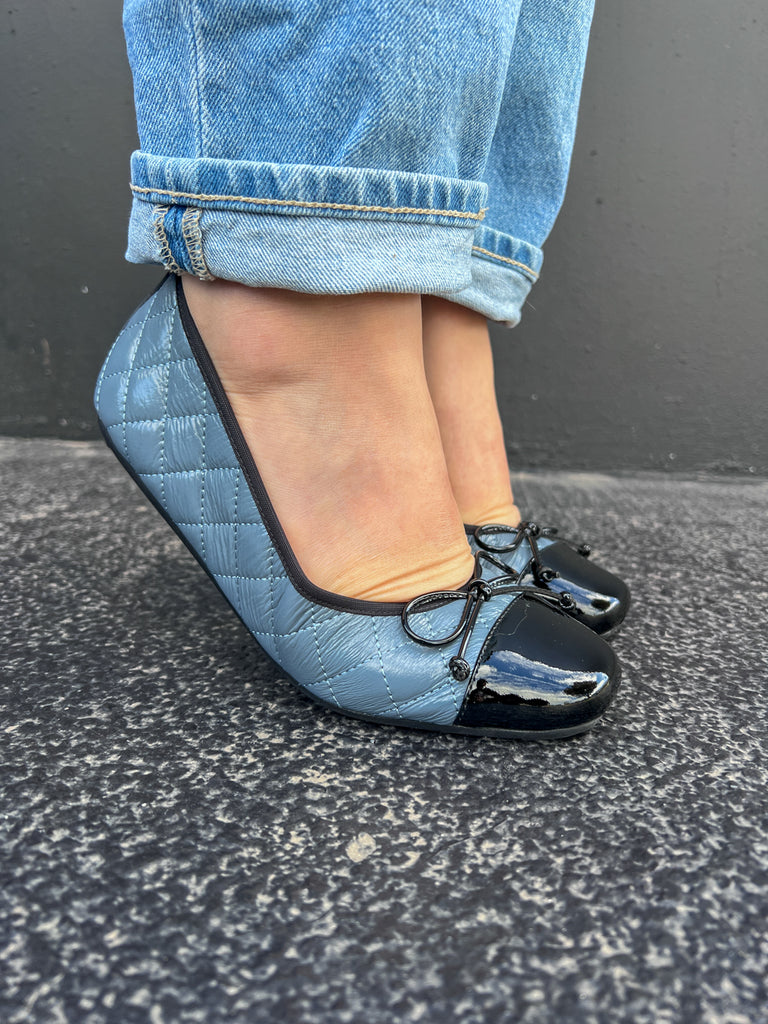 Claire Red Patent, Red Quilted / 36 Footwear Minx