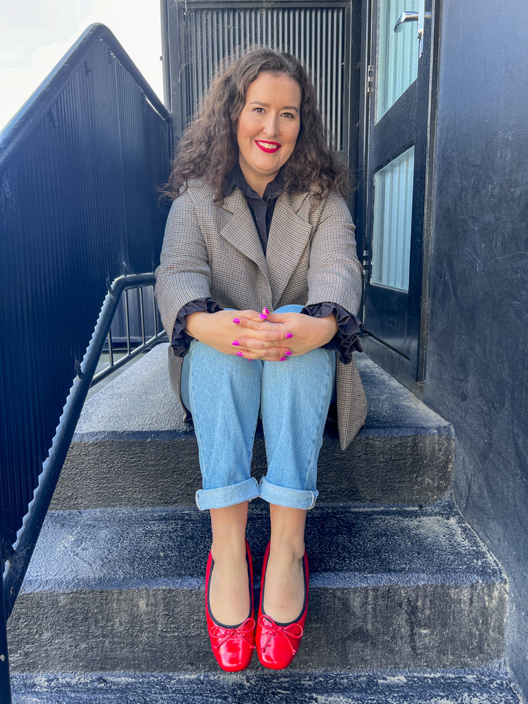 Claire Red Patent, Red Quilted / 36 Footwear Minx