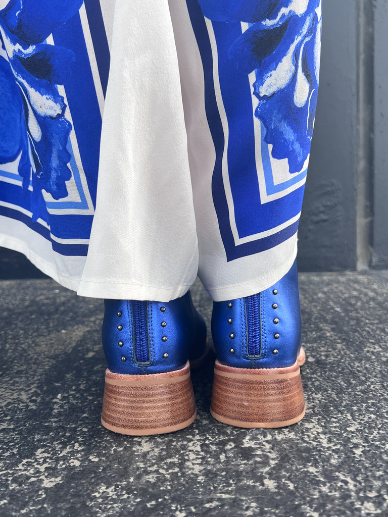 Pippity Pop Black Floral Emboss / 36 Footwear Minx