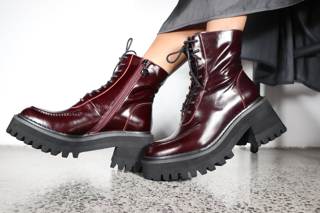 Prefect - PRE ORDER Choc Cherry Ankle Boot Footwear Minx