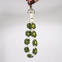 Macrame Flower Wristlet Dark Green Accessories Minx