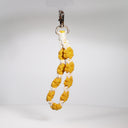 Macrame Flower Wristlet Orange Accessories Minx