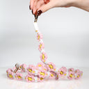 Macrame Flower Bag Strap Baby Pink Accessories Minx