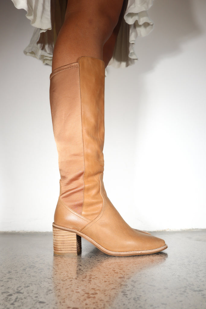 Rebel Tan Boot Footwear Minx