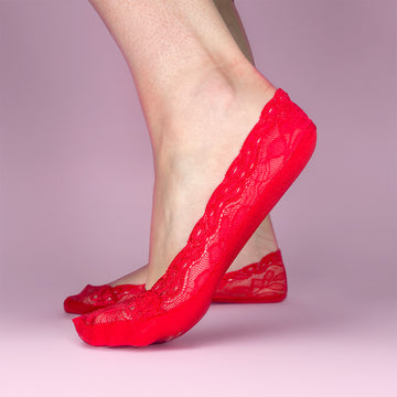 Lace Sockette Single (Red) – Minx Footwear | C.REED Clothing