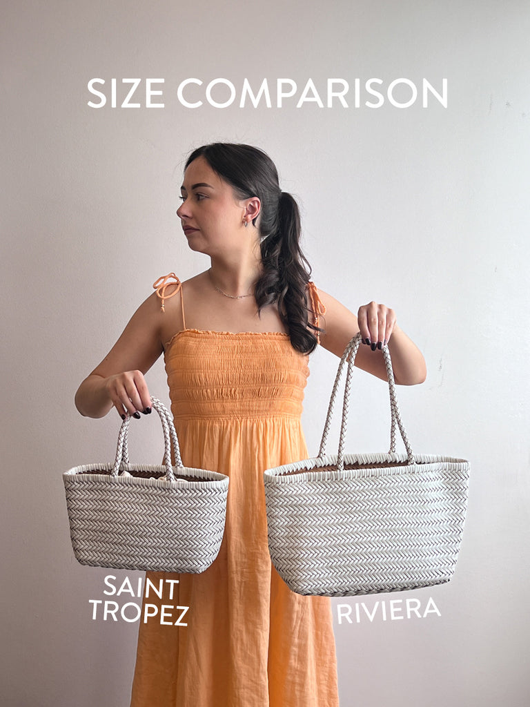 Saint Tropez Sunset Bag Cinnamon Brown Weave Bags Minx