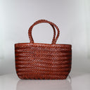 Saint Tropez Sunset Bag Cinnamon Brown Weave Bags Minx