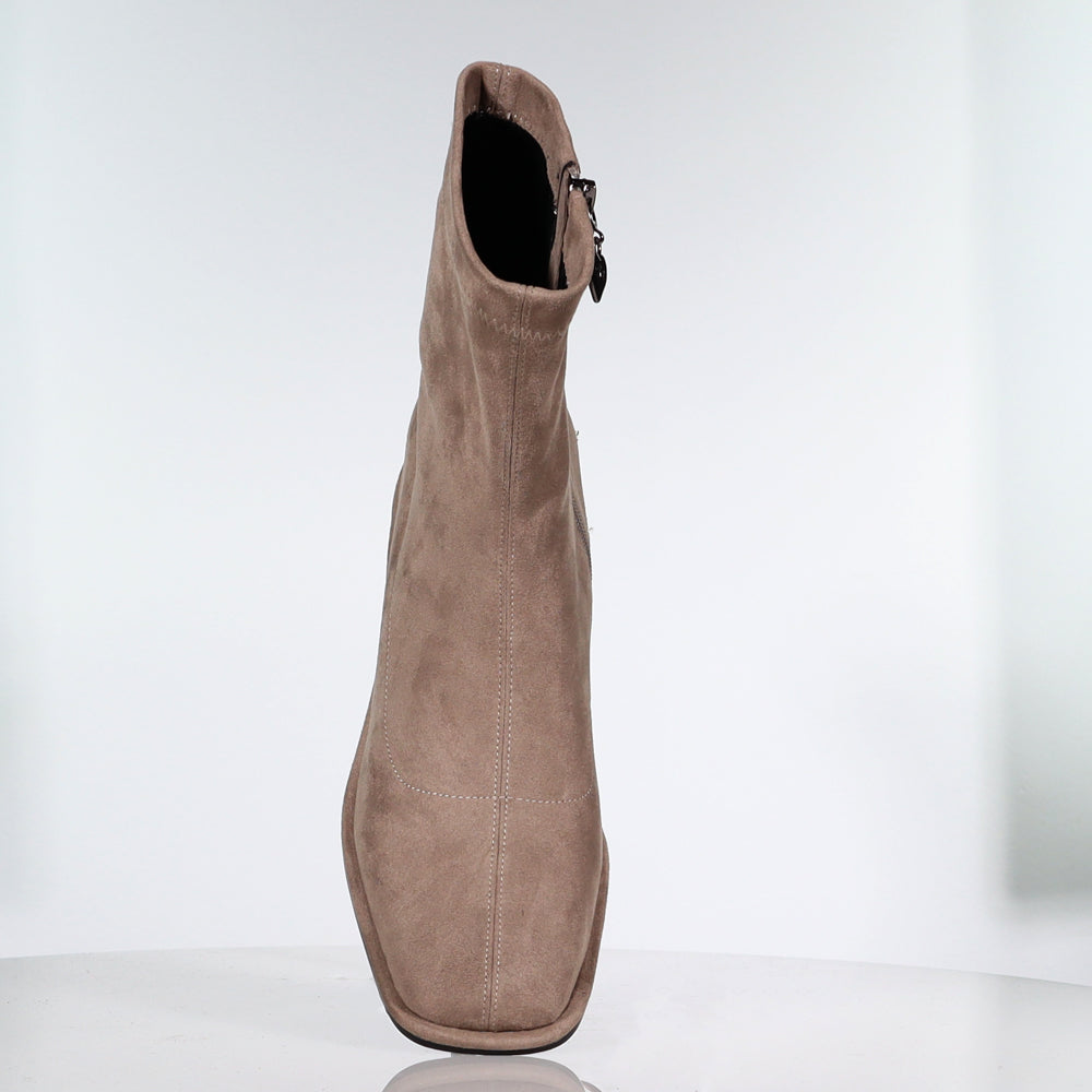 37 SAMPLE - SEQUOIA/TAUPE MICRO STRETCH SUEDE Default Title MINX Footwear | C.REED Clothing