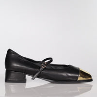 37 SAMPLE - SHANNON/BLACK GOLD TOE Default Title MINX Footwear | C.REED Clothing